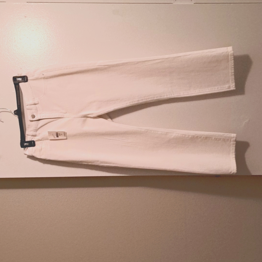 DL1961 Vintage "Patti Straight" Jeans, white, size 27